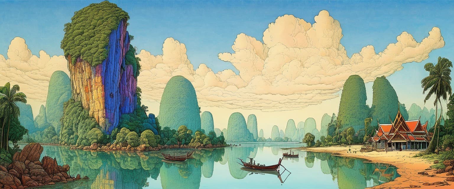 thailand trip image generated by Stable Difussion